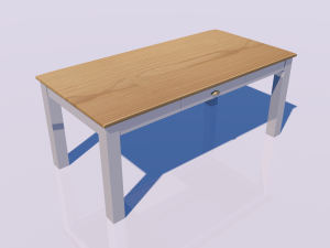 wood table 3D Model