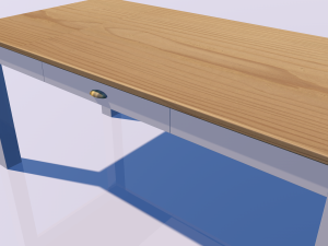 wood table Modelo 3D