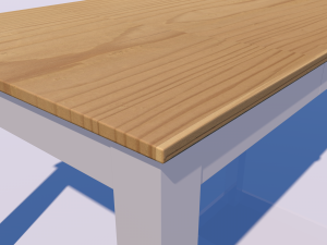 wood table Modelo 3D
