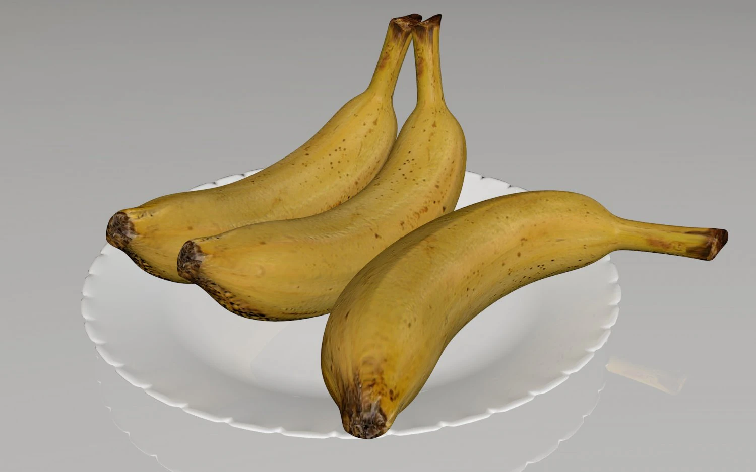 banana 3D Model .c4d .max .obj .3ds .fbx .stl .blend 