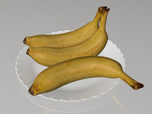 banana Modelo 3D