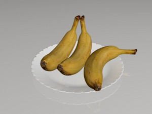 banana Modelo 3D