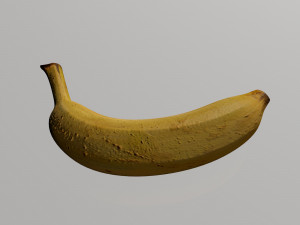 banana Modelo 3D