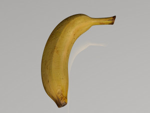 banana Modelo 3D
