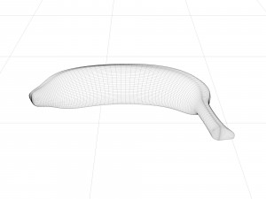 banana Modelo 3D