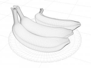banana Modelo 3D