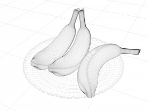 banana Modelo 3D