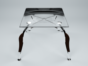 glass table 3D मॉडल