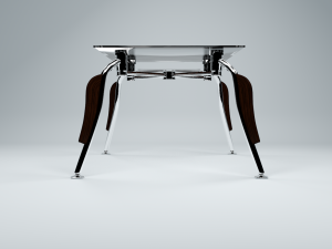 glass table 3D मॉडल