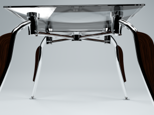 glass table 3D मॉडल