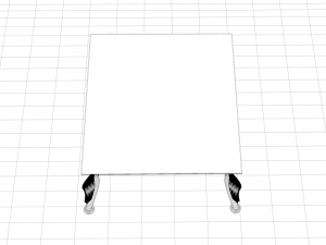 glass table 3D मॉडल