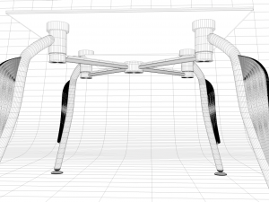 glass table 3D मॉडल