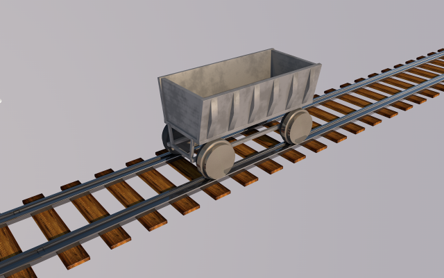 mining trailer 3D मॉडल .c4d .max .obj .3ds .fbx .stl .blend 
