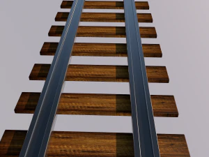 mining trailer 3D Model