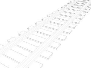 mining trailer 3D Model