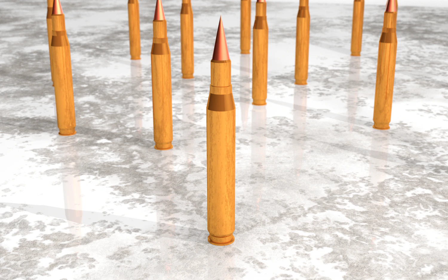 sniper bullet 3D Model .c4d .max .obj .3ds .fbx .stl .blend
