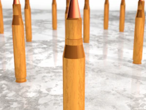 sniper bullet 3D Model
