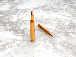 sniper bullet 3D Model