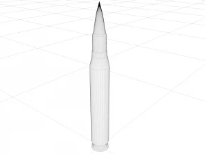 sniper bullet 3D Model