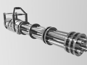minigun 3D Model