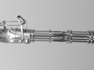 minigun 3D-Modell