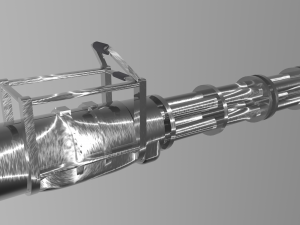 minigun 3D-Modell