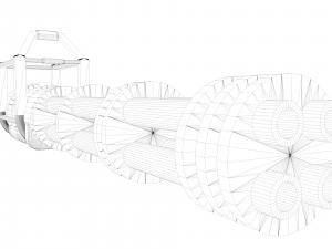 minigun 3D-Modell