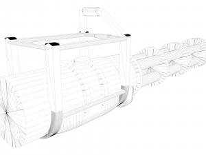minigun 3D-Modell