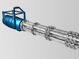 minigun 3D Model