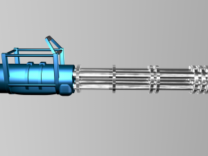 minigun 3D 模型