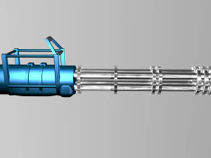 minigun 3D Model