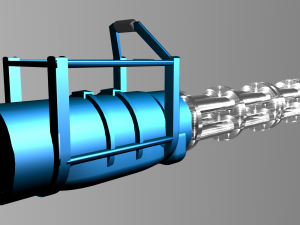 minigun 3D 模型