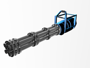 minigun 3D 模型