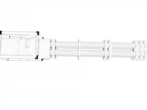 minigun 3D Model