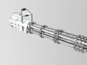 metralhadora Modelo 3D