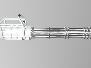 minigun Modelo 3D