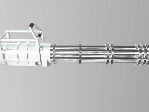 minigun Model 3D