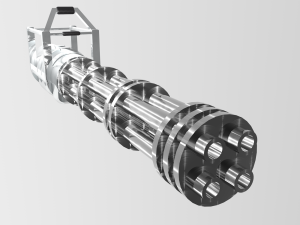 minigun Modelo 3D
