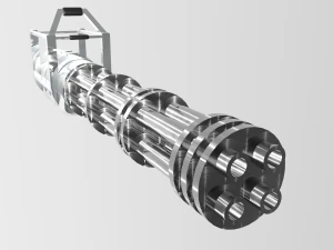 minigun Model 3D