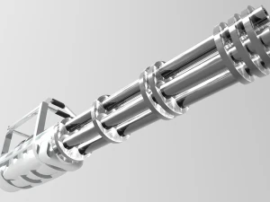 minigun Model 3D