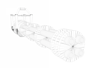 minigun Modelo 3D