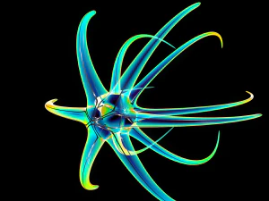 astronave aliena Modello 3D