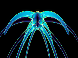 alien spaceship Model 3D