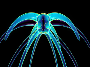 astronave aliena Modello 3D