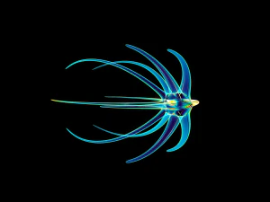 astronave aliena Modello 3D