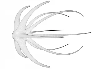 astronave aliena Modello 3D