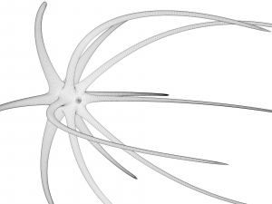 alien spaceship Model 3D
