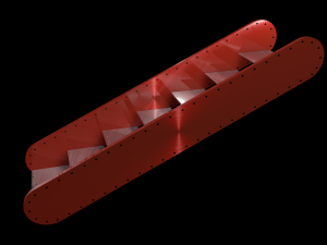 metal stairs 3D 模型