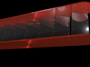 metal stairs 3D 模型
