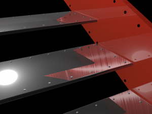 metal stairs 3D 模型